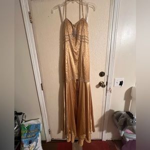 Size 10 Gigi gold dress